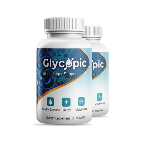 Glycopic blood sugar support supplement, two-bottle pack